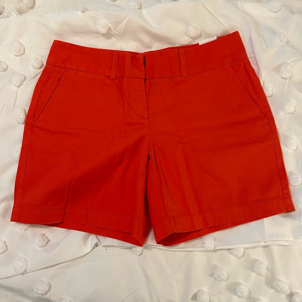 Loft Red Size 0, 6” Inseam NWT shorts.